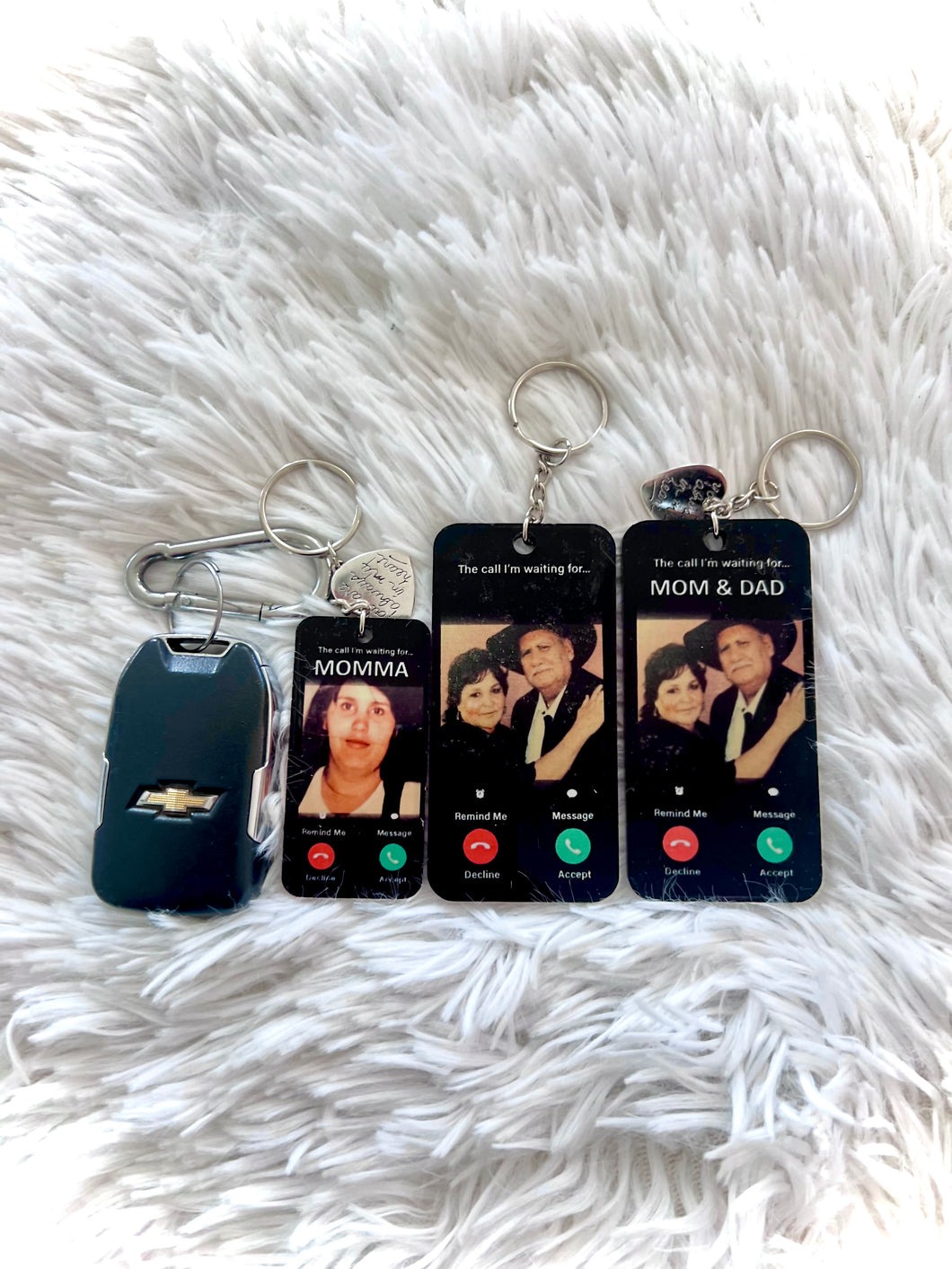 Viral phone call keychains