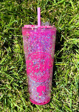 Load image into Gallery viewer, Barbie glitter Snow globe tumbler
