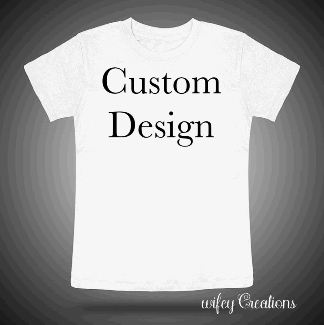 Customize Vinyl T-Shirt add your design or photo