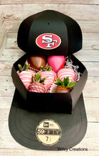 Load image into Gallery viewer, Handmade Hat box with strawberries
